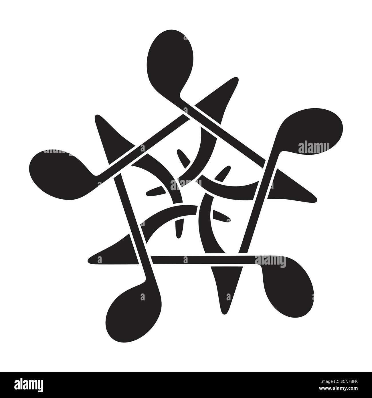 Symmetrical star logo hi-res stock photography and images - Alamy