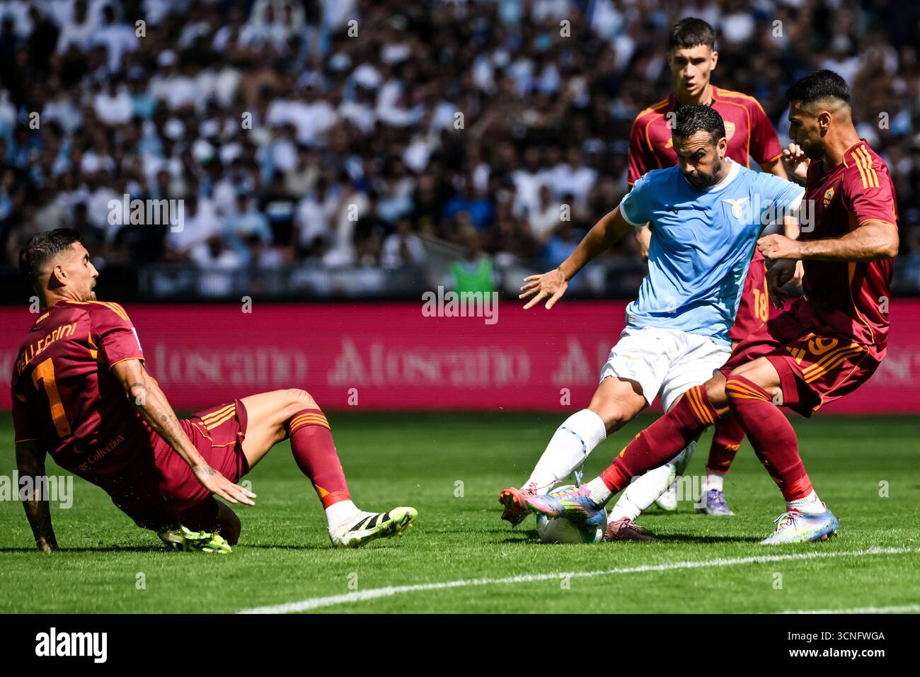 Pedro Rodriguez As Roma Lorenzo Pellegrini of AS Roma, Pedro Eliezer Rodriguez Ledesma of SS ...