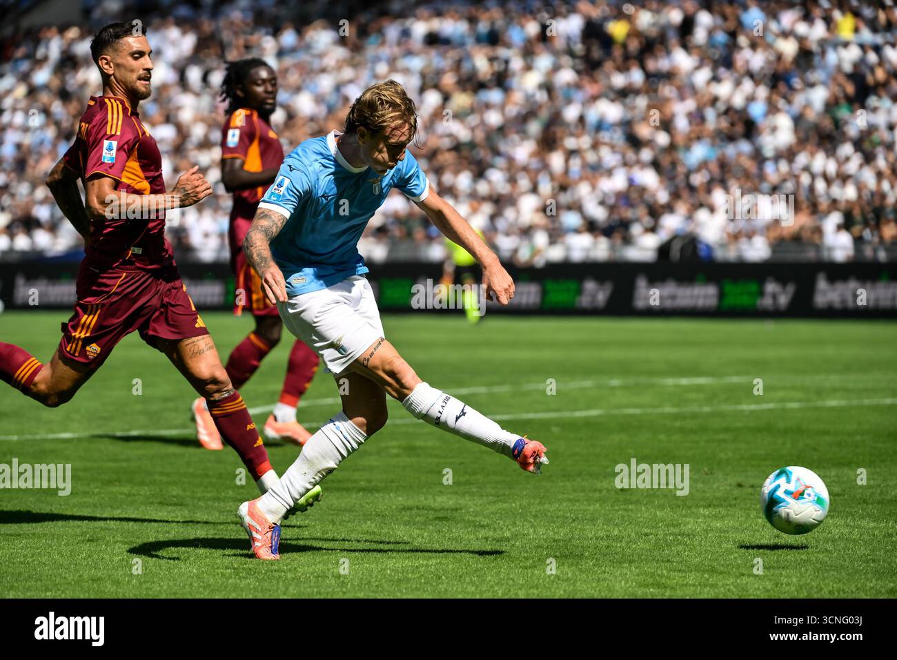 Nicolo Rovella of SS Lazio in action during the Serie A 2025/2026 ...