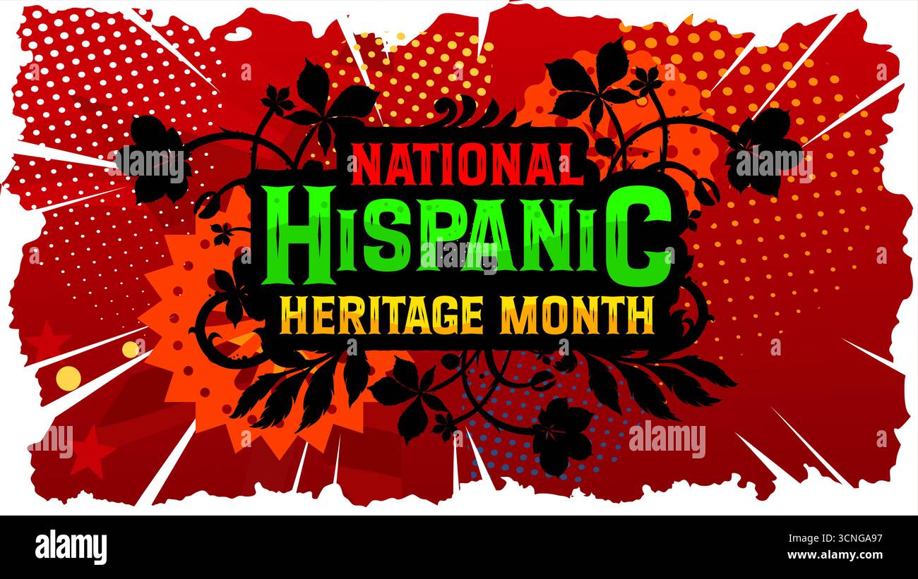 National hispanic heritage month banner Stock Vector Image & Art - Alamy