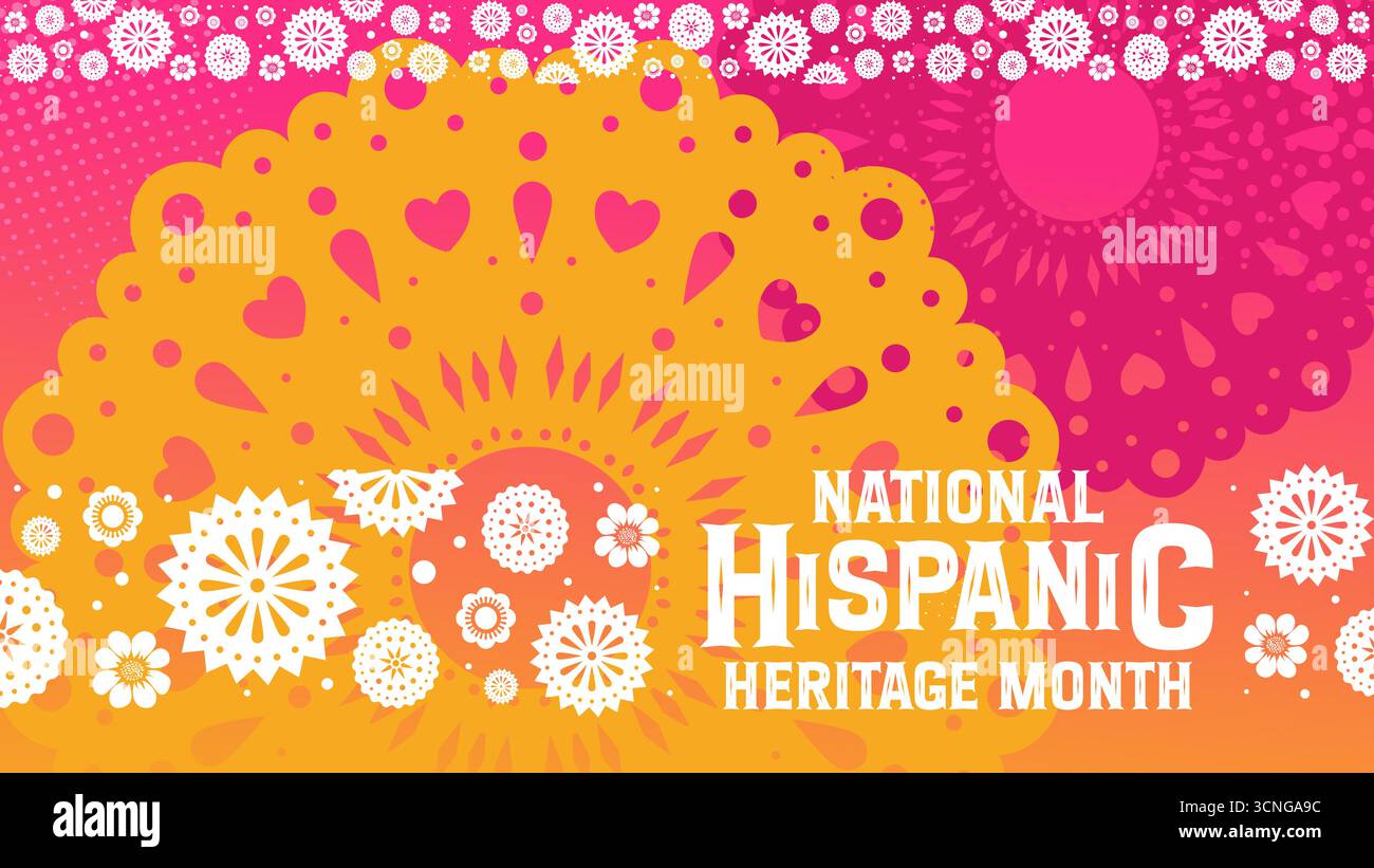National hispanic heritage month banner Stock Vector Image & Art - Alamy