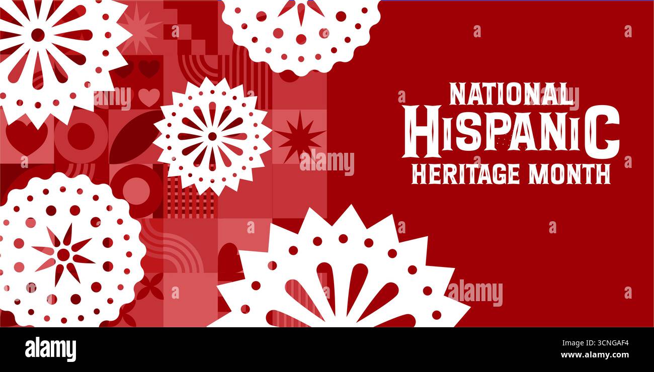National hispanic heritage month banner Stock Vector Image & Art - Alamy