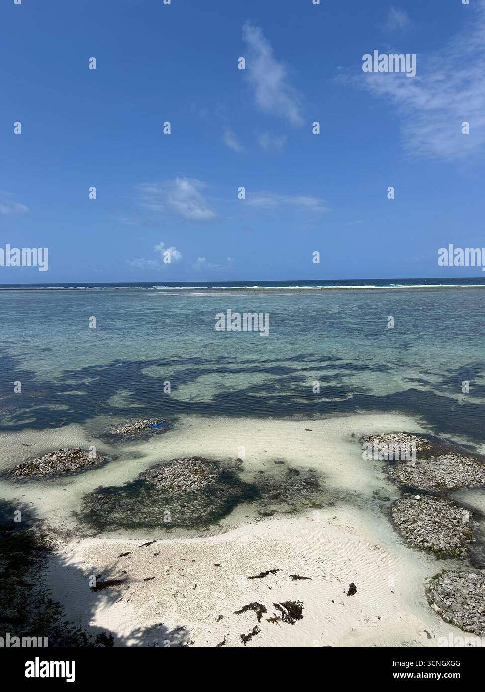 Tropical Beach Scene Stock Photo