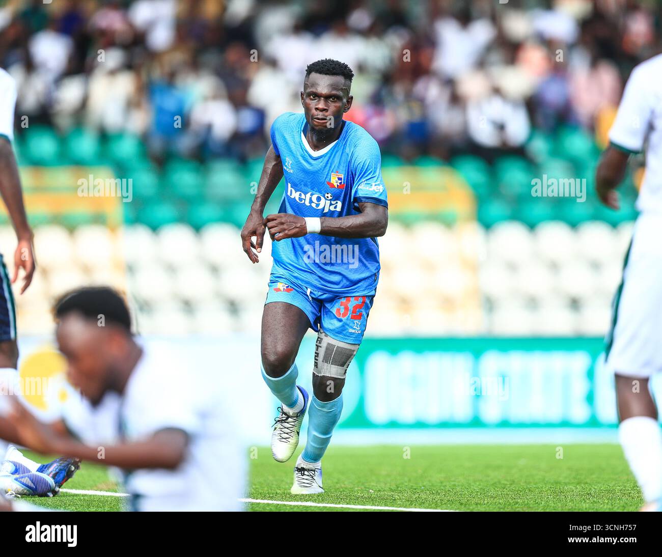 Ogun State, Nigeria. 21st Sep, 2025. Ebuka Anthony scores for Remo ...