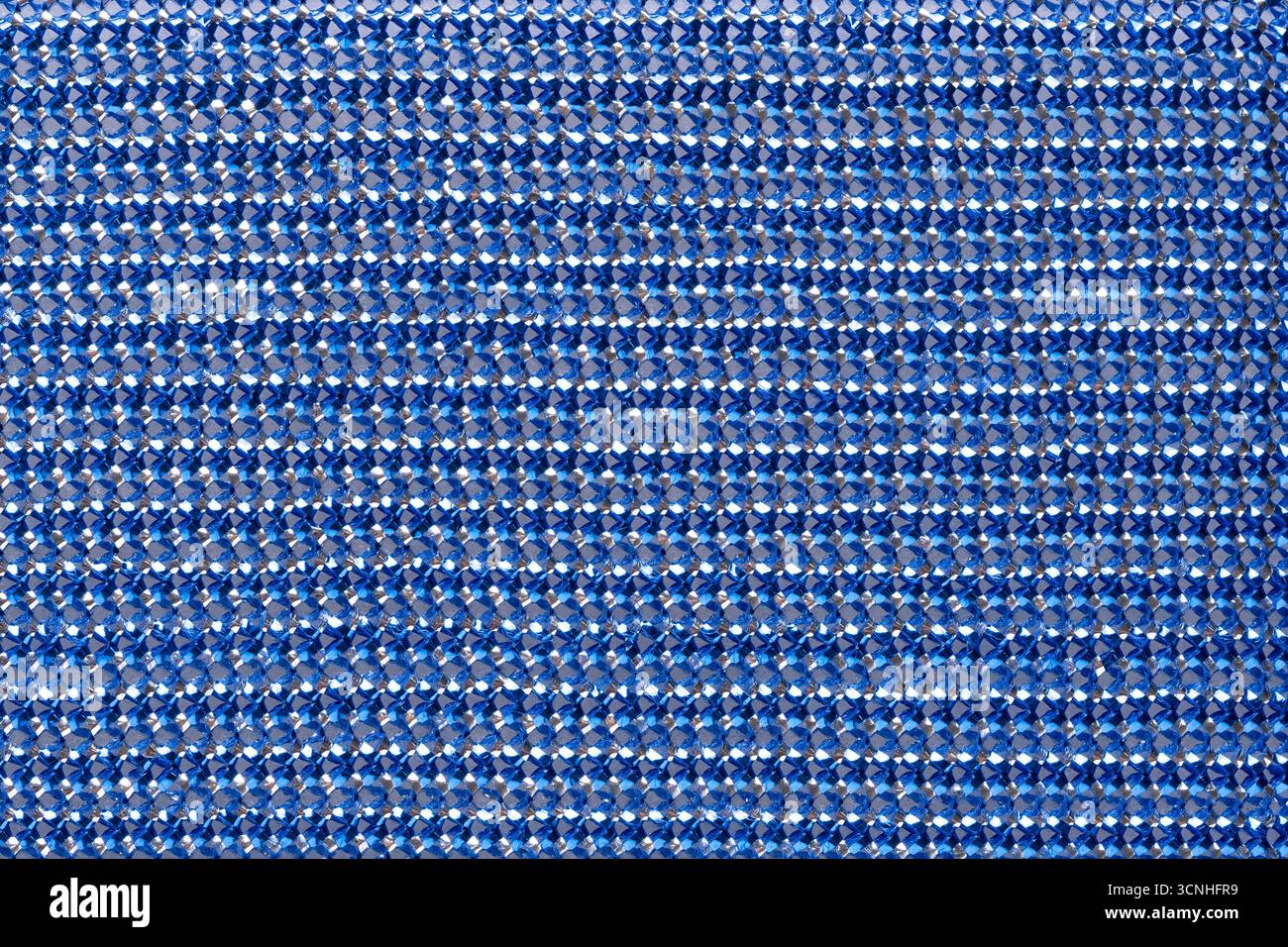 Blue fabric texture, close up. Background and texture for design Stock Photo