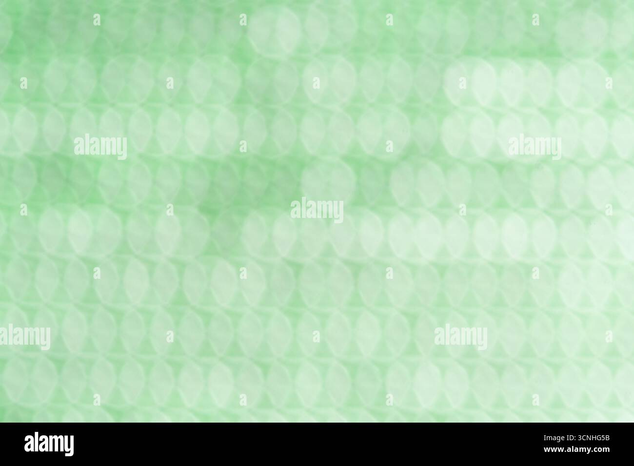 Green bokeh abstract background, circle shape bokeh background Stock Photo