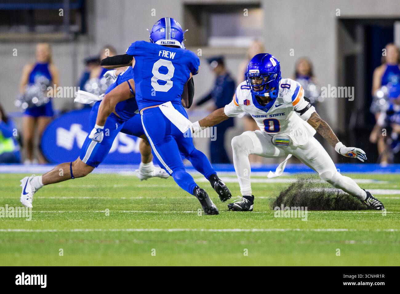 September 20, 2025: Air Force tailback Kade Frew (8) avoids Boise State ...