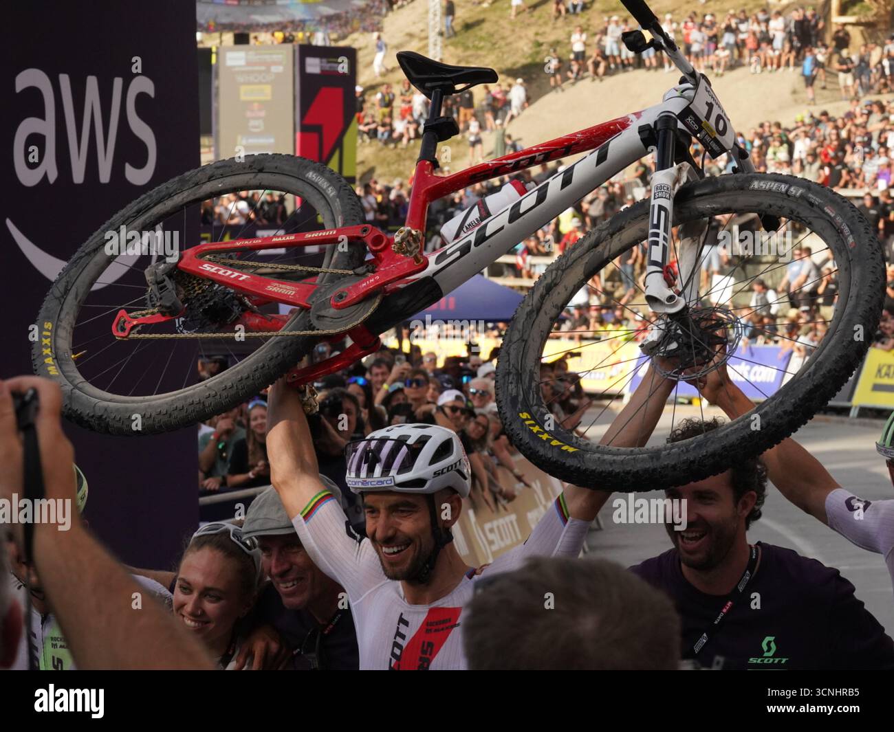 SCHURTER Nino SCOTT-SRAM MTB RACING TEAM during the Man Lenzerheide UCI ...