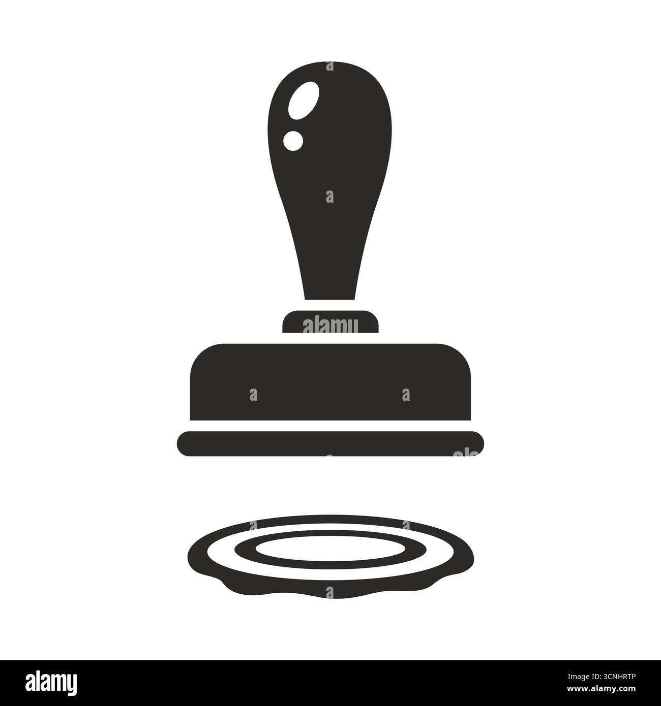 Stamp. Icon Flat. Vector illustration Stock Vector Image & Art - Alamy