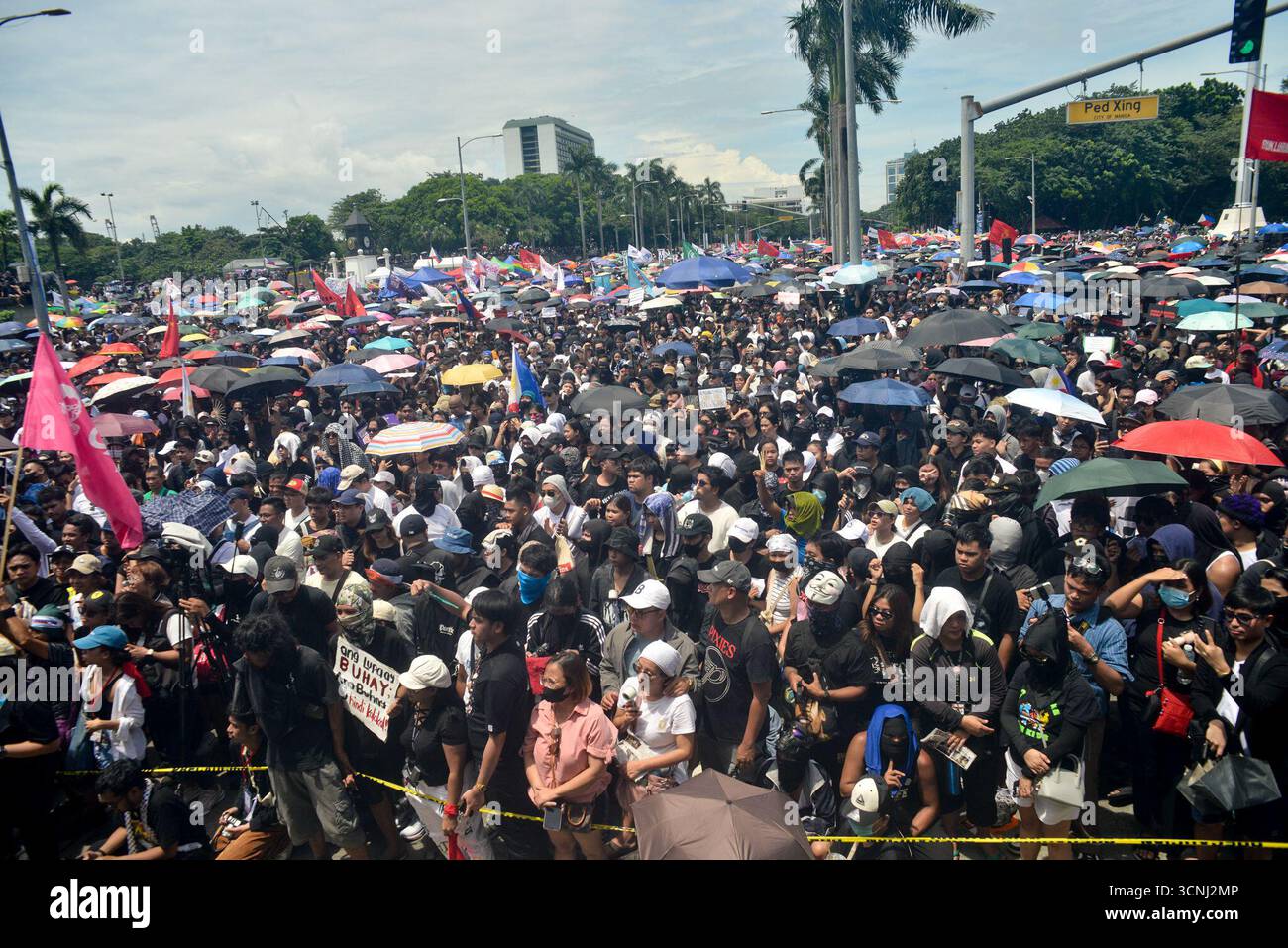 Manila, Ncr, Philippines. 21st Sep, 2025. Over 100,000 were present in ...