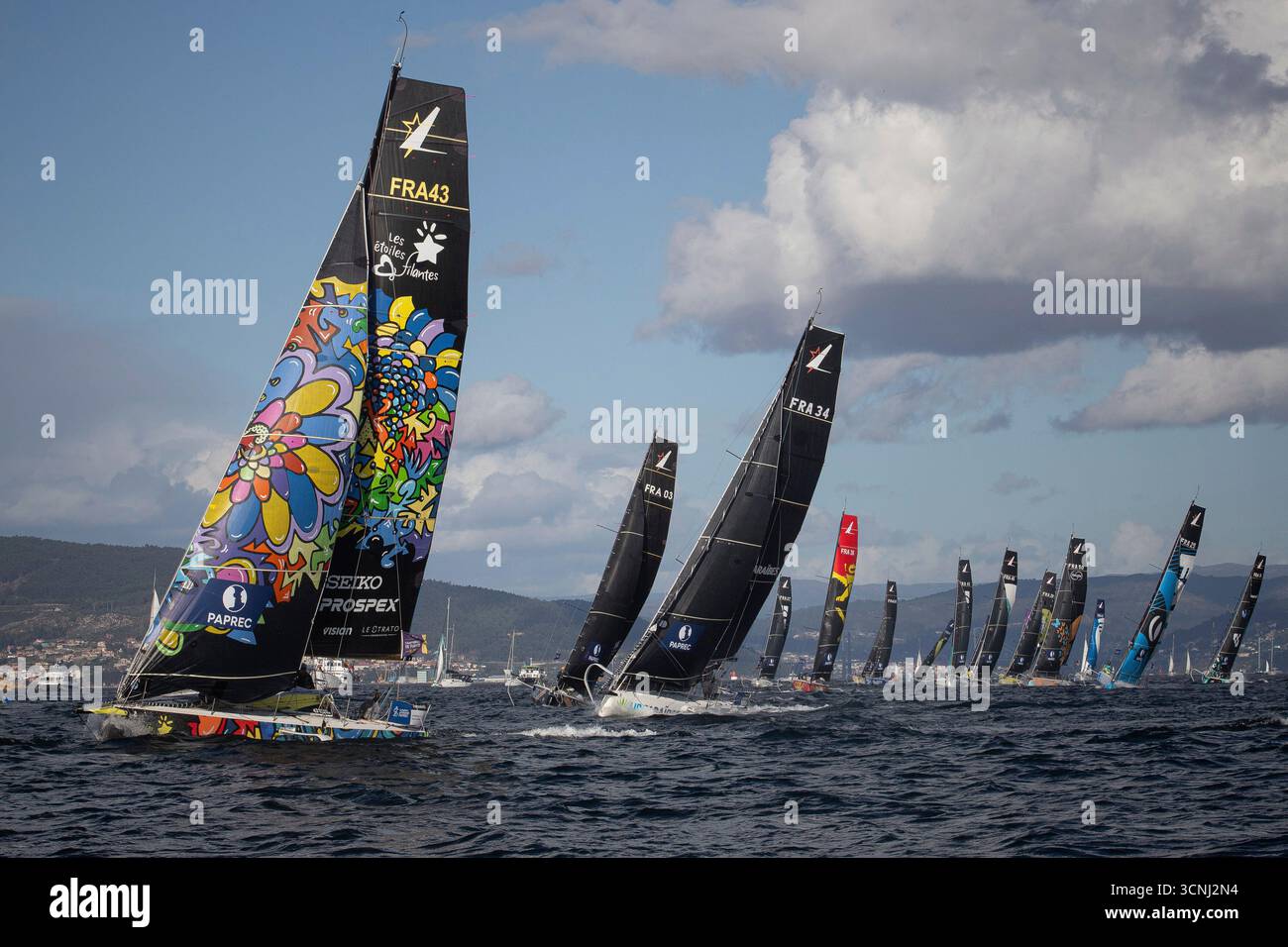 solo sailor racing Paprec Figaro Q: How do solo sailors sleep in these conditions?