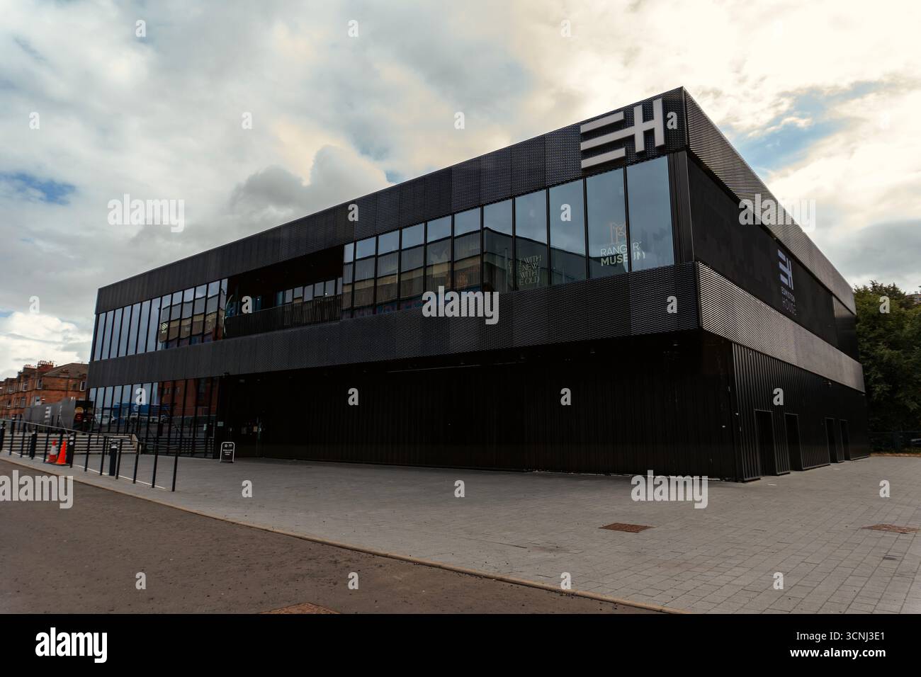 The Rangers FC Museum next to Ibrox Stadium in Glasgow, Scotland Stock Photo
