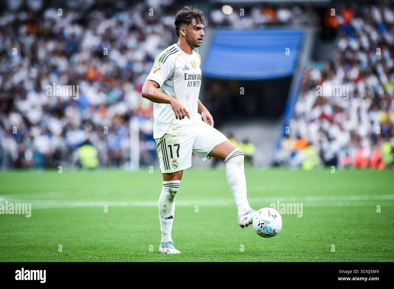 Raul ASENCIO of Real Madrid during the Spanish championship La Liga ...