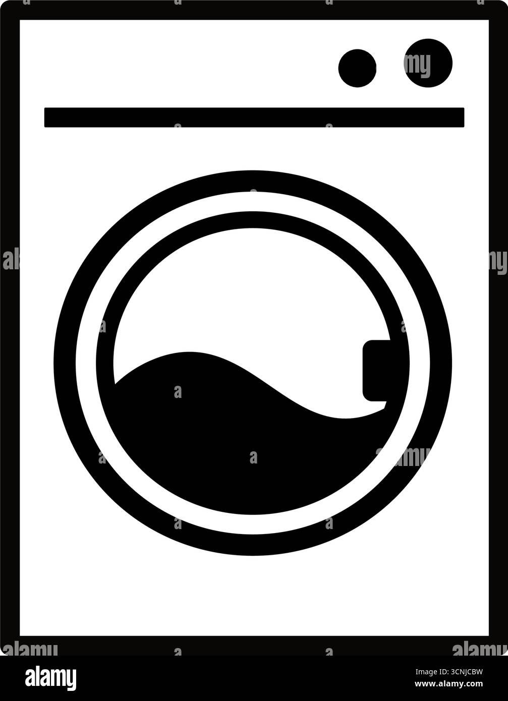 Washing machine vector icon Stock Vector Image & Art - Alamy
