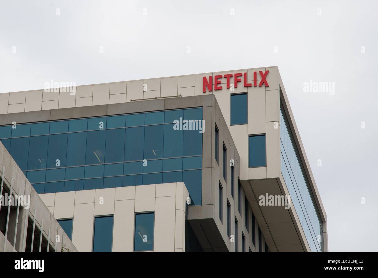 Netflix's Hollywood headquarters is in the 14-story ICON building on ...