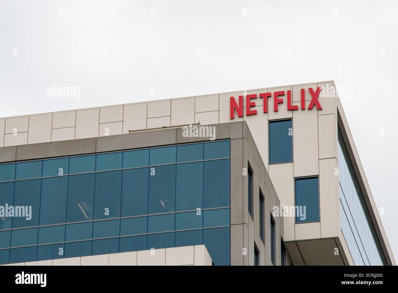 Netflix's Hollywood headquarters is in the 14-story ICON building on ...