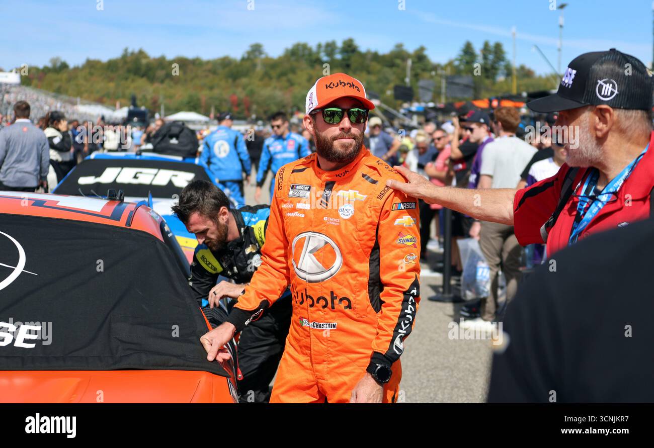 LOUDON, NH - SEPTEMBER 21: Ross Chastain (#1 Trackhouse Racing Kubota ...
