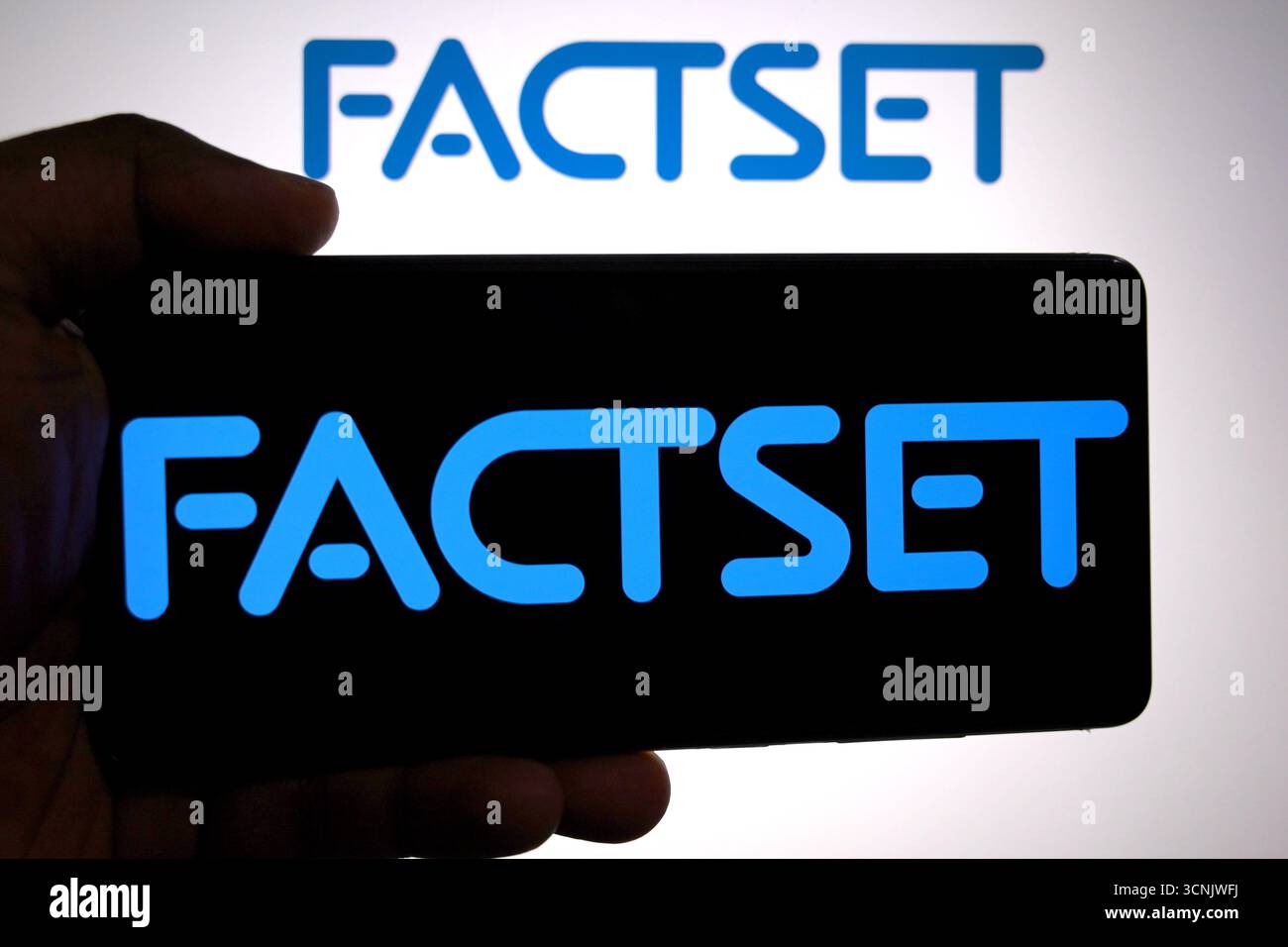 September 20, 2025, India: In this photo illustration, a FactSet logo ...