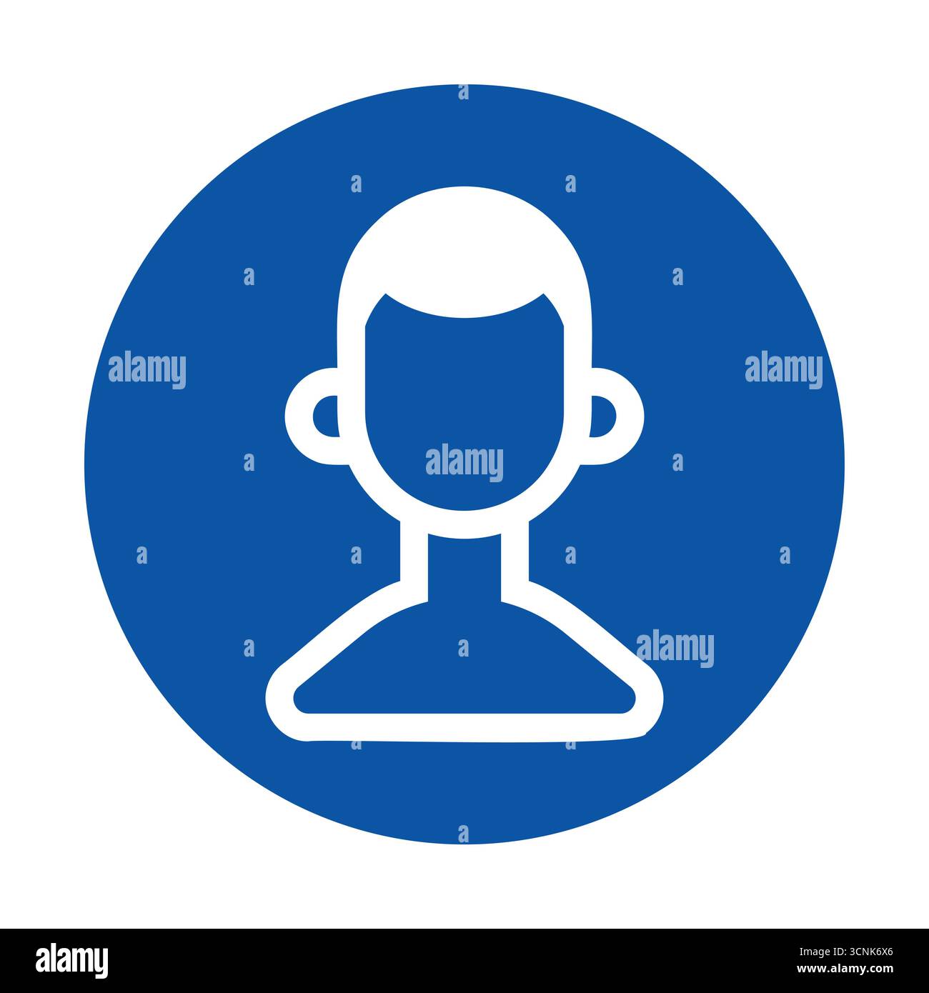 Simple icon represents person hi-res stock photography and images - Alamy