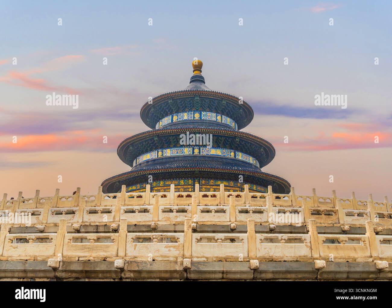 Temple of Heaven in downtown Beijing, China Stock Photo