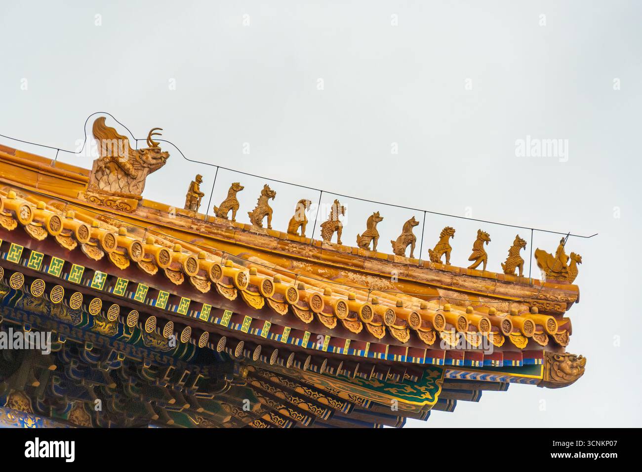 Details at the Forbidden City in Beijing China Stock Photo