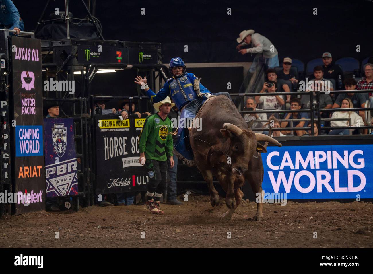 Nashville Stampede's Rogério Venâncio rides Whiplash in game 8 during ...