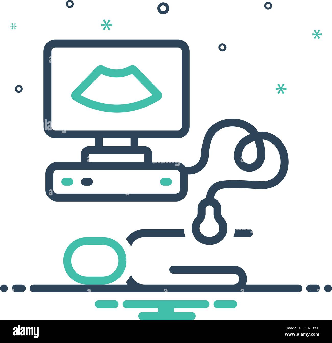Icon for ultrasound examination, ultrasound Stock Vector Image & Art ...