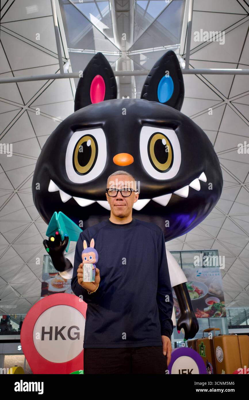 Kasing Lung In LABUBU Hong Kong Event Hong Kong artist Kasing Lung ...