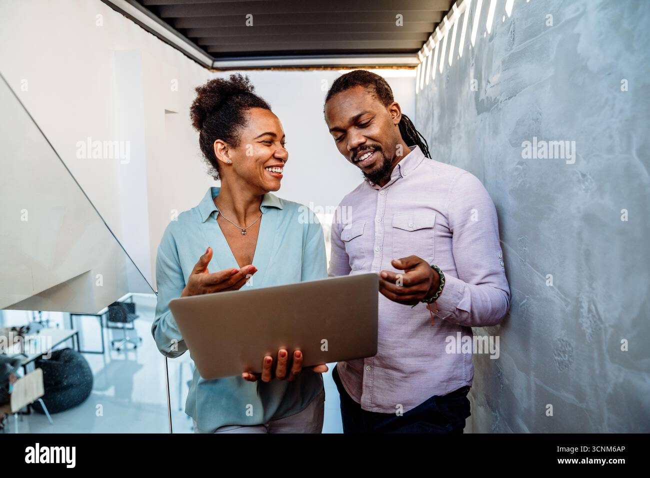 Programmers cooperating at IT company developing apps. People business work office concept Stock Photo