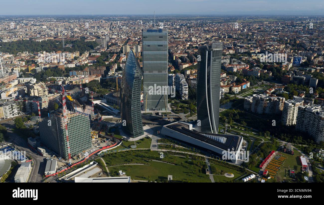 Milan, Province of Lombardy, Italy, September, 6, 2025: high rise ...