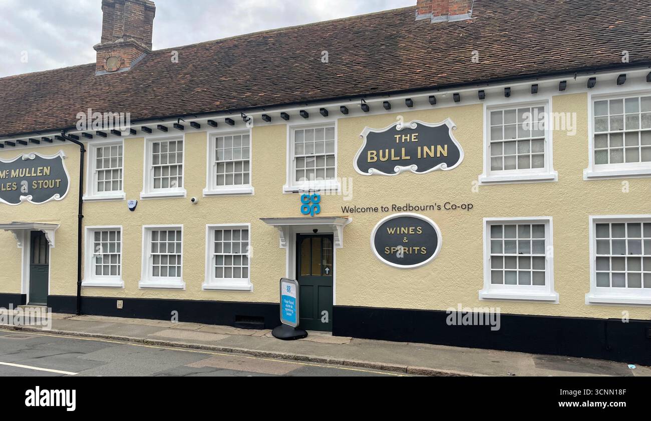 brand new convenience food store entrance - Smartphone Captured Stock Image