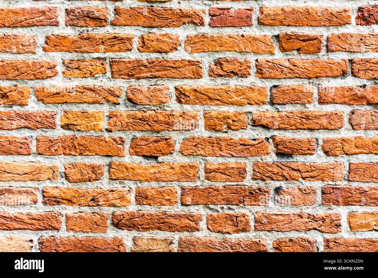 Flemish bond brickwork Stock Photo