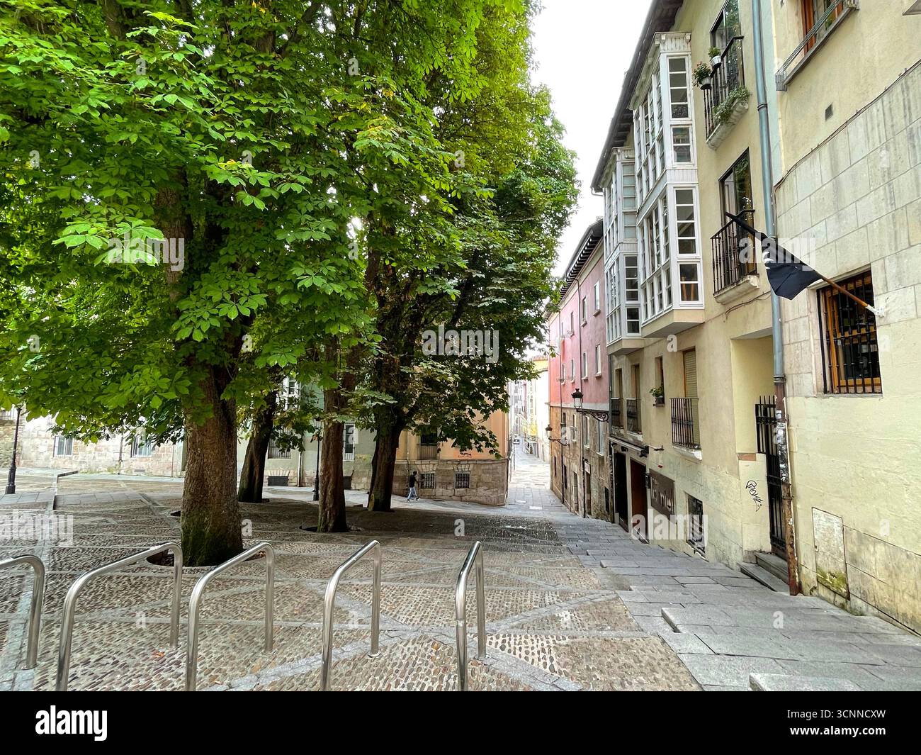 Castaños Square. Burgos, Spain. - Smartphone Captured Stock Image