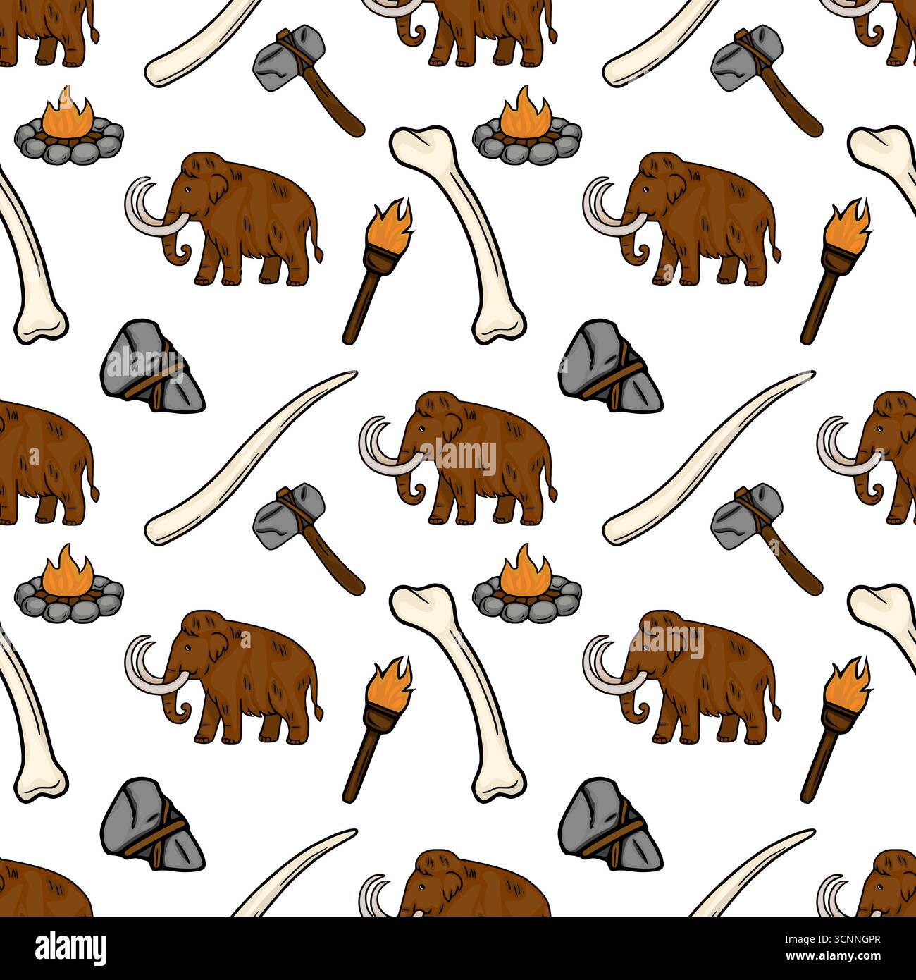 Stone tools neolithic Stock Vector Images - Alamy