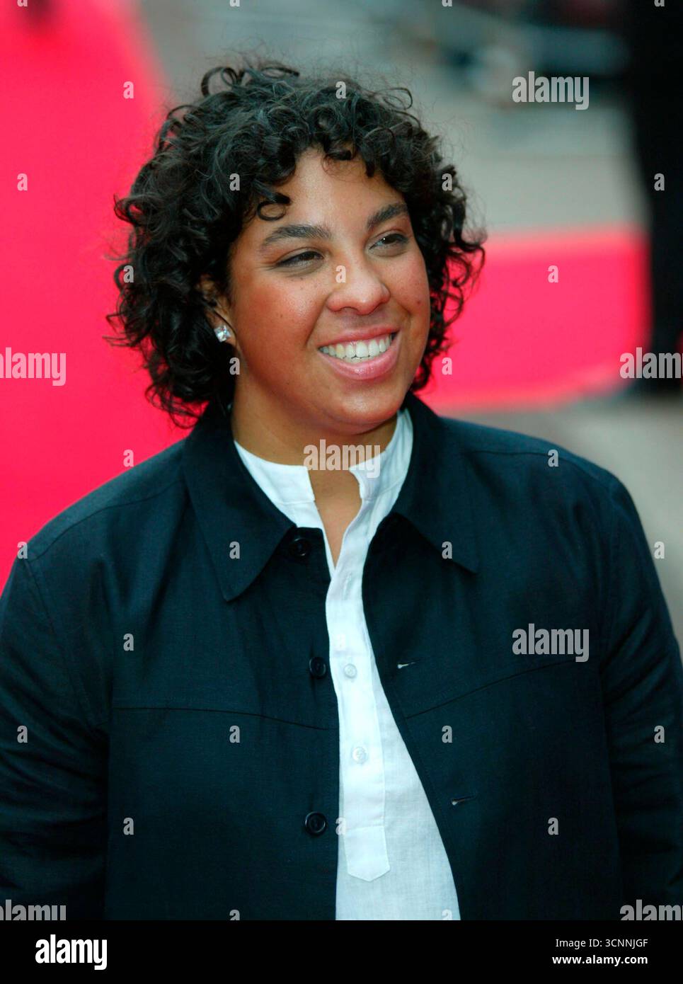 Director Angela Robinson at the UK premiere of 'Herbie: Fully Loaded'. Vue West End, London, 28 July 2005 Stock Photo