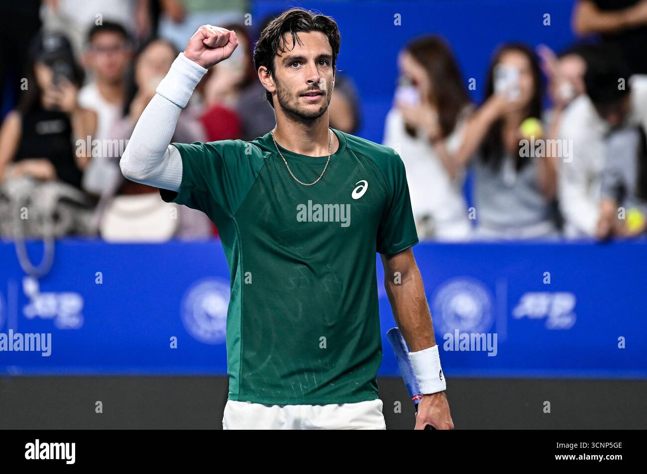 Chengdu, China PR. 22 September, 2025. Lorenzo Musetti during the Day 7 ...