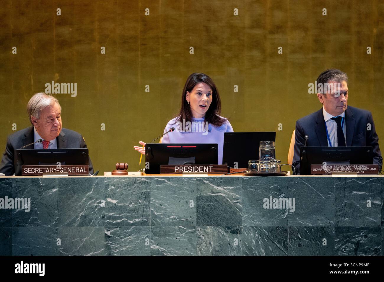 Annalena Baerbock, president of the 80th session of the United Nations ...
