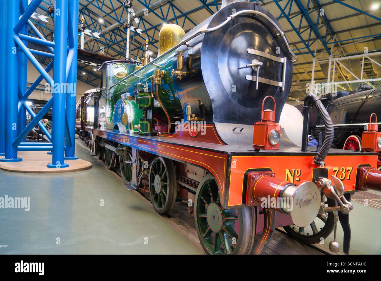 York Railway 737 Class D4-4-0 Steam locomotive 737 built in Britain in ...