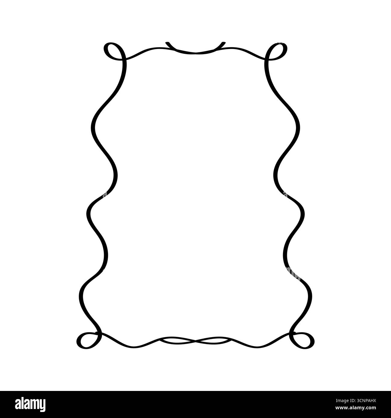 frame border line page vector vintage simple vertical Stock Vector ...