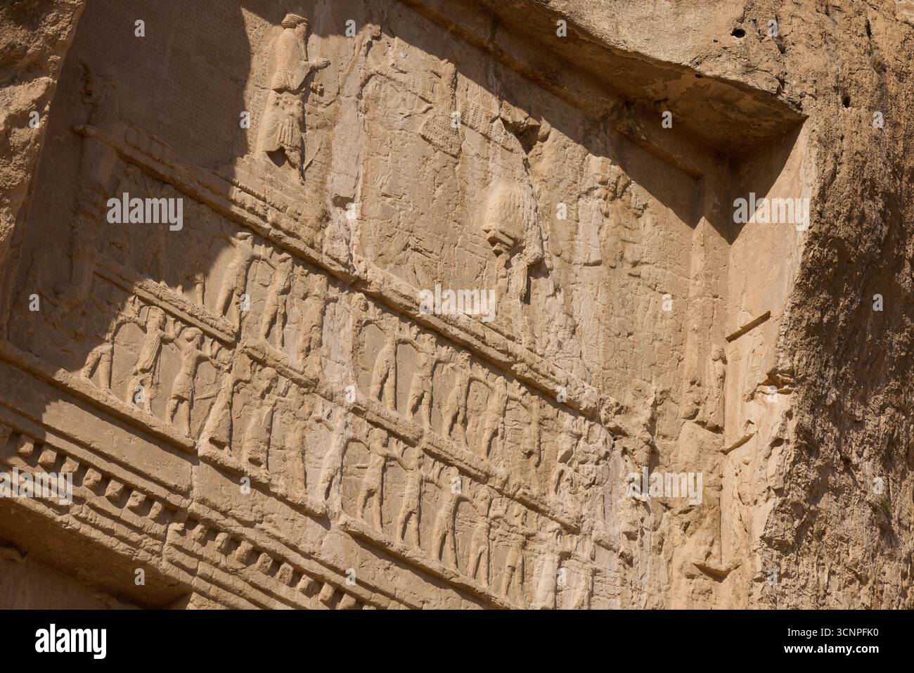 Naqsh-e Rostam necropolis of Persepolis in Fars Province with tomb of ...