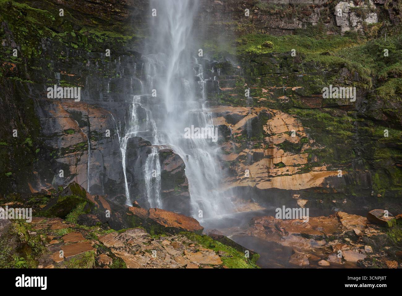 Gocta Waterfalls, one of the tallest waterfalls in the world, located ...