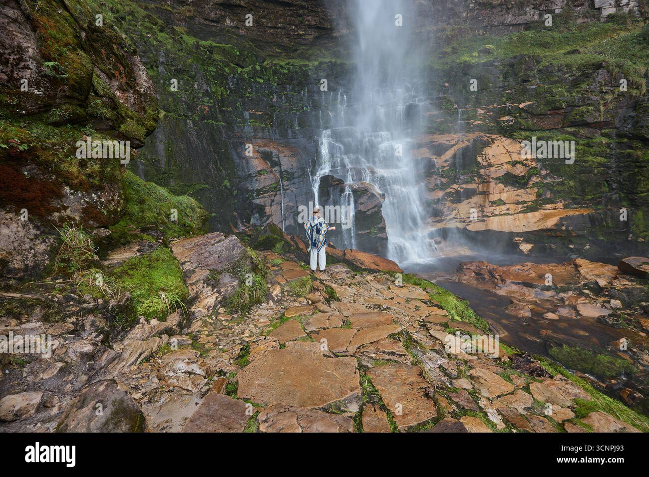 Gocta Waterfalls, one of the tallest waterfalls in the world, located ...