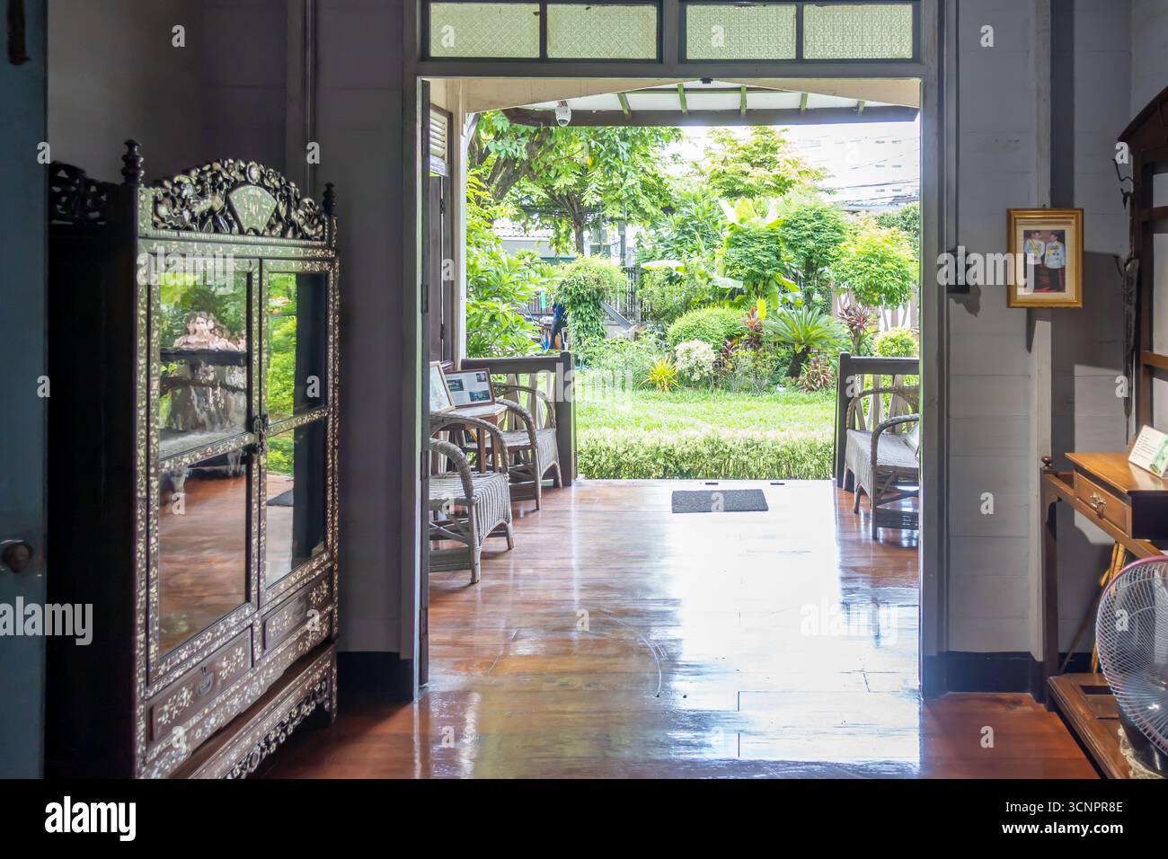 Bangkokian Museum terrace, Bangkok, Thailand Stock Photo