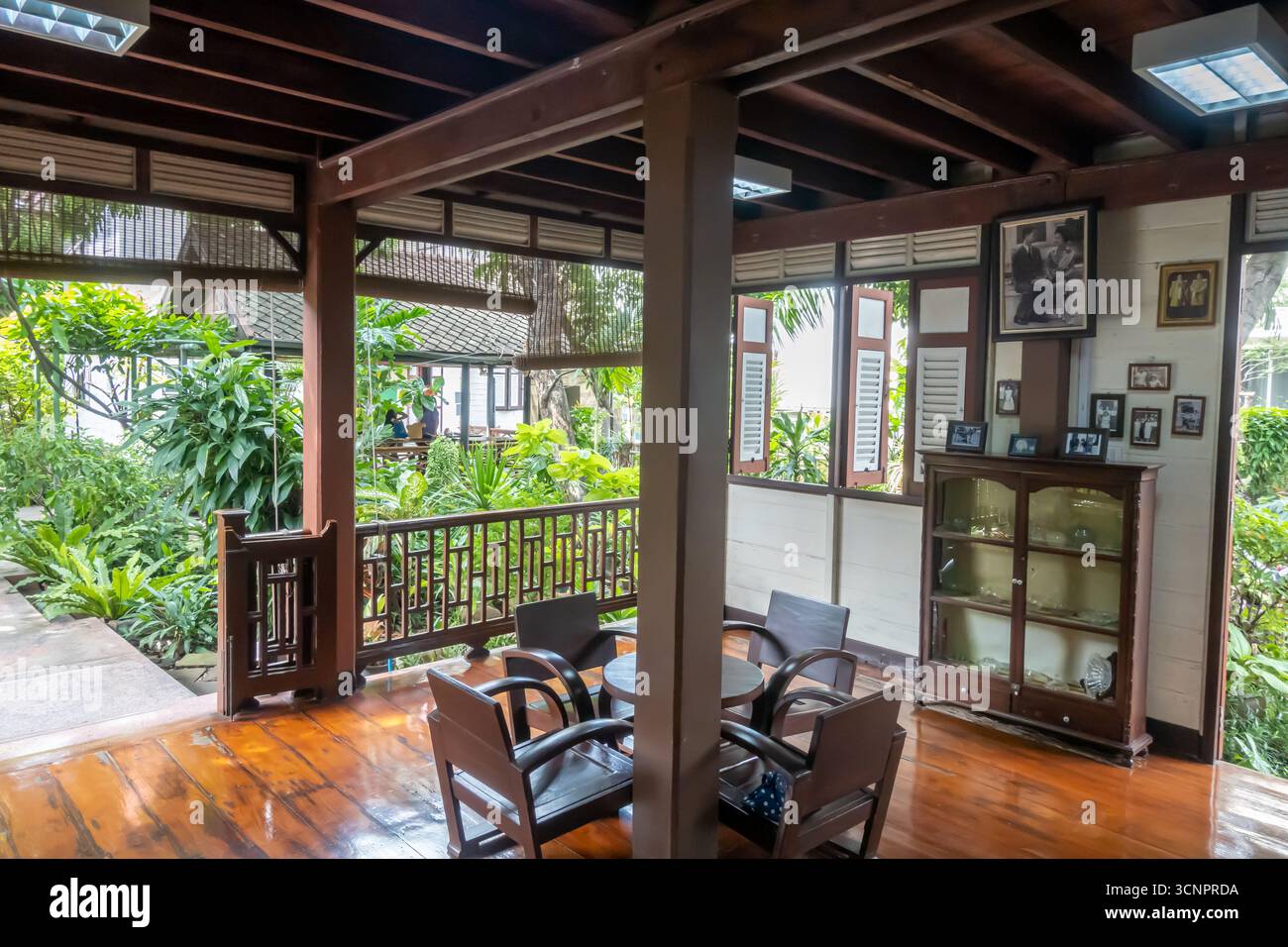 Bangkokian Museum terrace, Bangkok, Thailand Stock Photo
