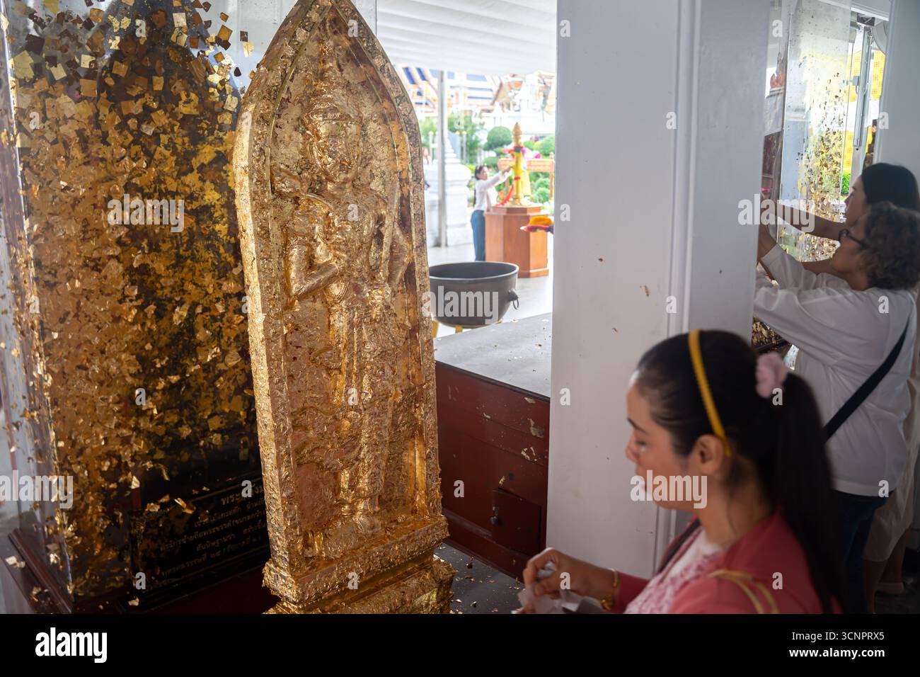Lak mueang, bangkok city pillar shrine, Thailand Stock Photo