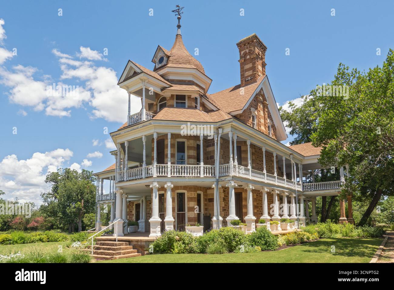 Texas, Mason County, Mason, Seaquist House Stock Photo