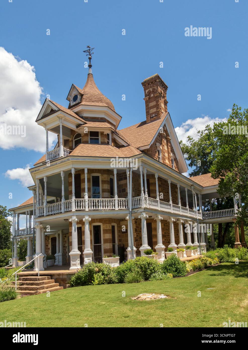 Texas, Mason County, Mason, Seaquist House Stock Photo