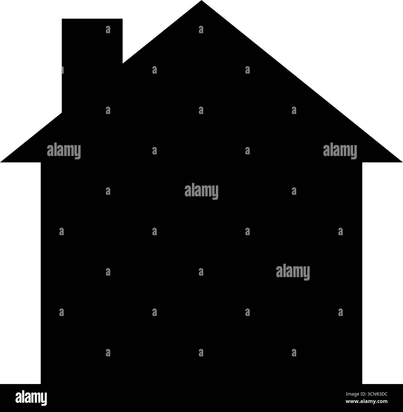 Simple house, home - vector icon Stock Vector Image & Art - Alamy