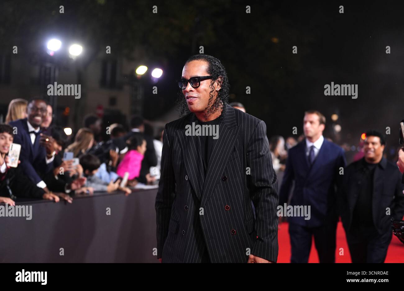 Ronaldinho arriving at the Ballon d'Or awards ceremony 2025, at the ...