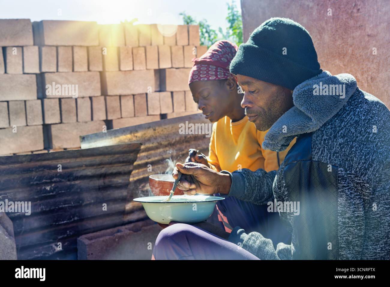 Community food poor africa hi-res stock photography and images - Alamy, image size:1300x957